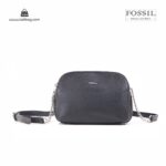 کیف برند فسیل رنگ مشکی از جلو ( fossil tb-6101)