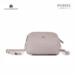 کیف برند فسیل رنگ طوسی از جلو ( fossil tb-6101)