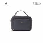 کیف برند فسیل رنگ مشکی از جلو ( fossil tb-6102)