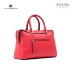 کیف برند فسیل رنگ قرمز از بغل ( fossil tb-6103)