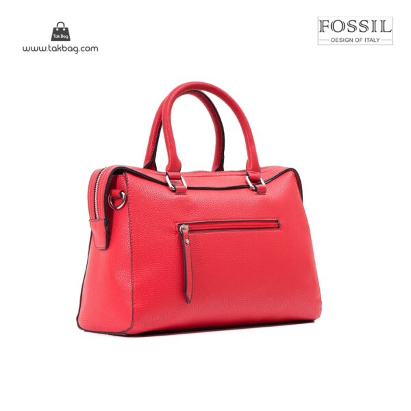 کیف برند فسیل رنگ قرمز از بغل ( fossil tb-6103)