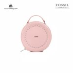 کیف برند فسیل رنگ صورتی از جلو ( fossil tb-6104)