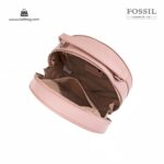 کیف برند فسیل رنگ صورتی از بالا ( fossil tb-6104)