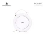 کیف برند فسیل رنگ سفید از جلو ( fossil tb-6104)