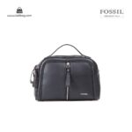 کیف برند فسیل رنگ مشکی از جلو ( fossil tb-6105)