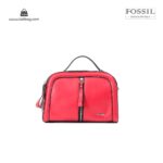 کیف برند فسیل رنگ قرمز از جلو ( fossil tb-6105)