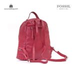 کیف برند فسیل رنگ قرمز از پشت ( fossil tb-6106)