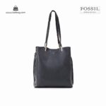 کیف برند فسیل رنگ مشکی از جلو ( fossil tb-6107)