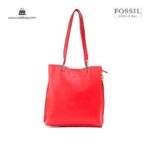 کیف برند فسیل رنگ قرمز از جلو ( fossil tb-6107)