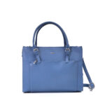 کیف برند فسیل رنگ آبی از جلو ( fossil tb-6118)