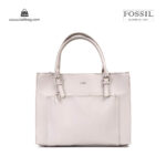 کیف برند فسیل رنگ کمل از جلو ( fossil tb-6118)
