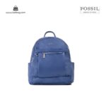 کیف برند فسیل رنگ آبی از جلو ( fossil tb-6109)
