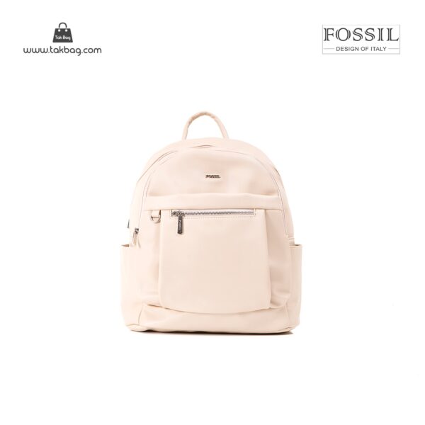 کیف برند فسیل رنگ کمل از جلو ( fossil tb-6109)