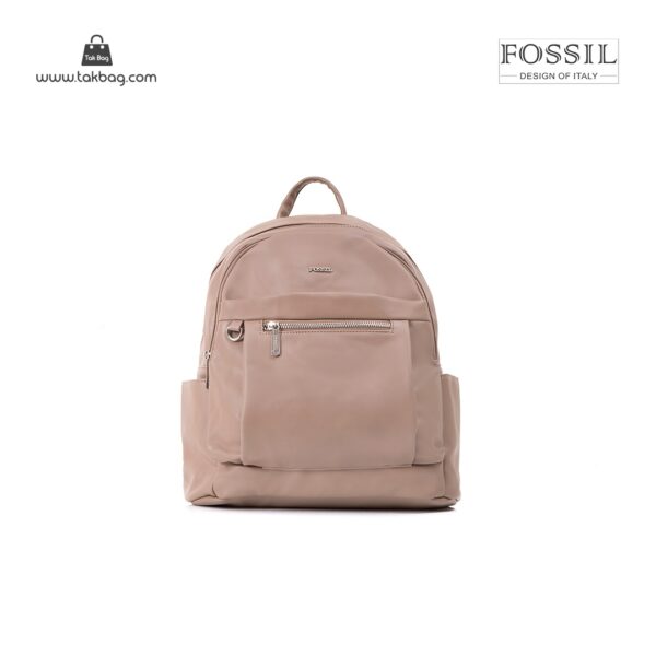 کیف برند فسیل رنگ تاپه از جلو ( fossil tb-6109)