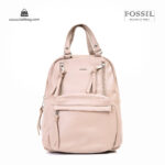 کیف برند فسیل رنگ کمل از جلو ( fossil tb-6114)