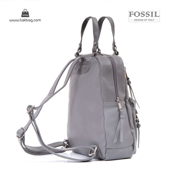 کیف برند فسیل رنگ طوسی از بغل ( fossil tb-6114)