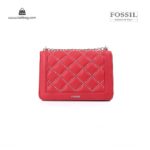 کیف برند فسیل رنگ قرمز از جلو ( fossil tb-6115)