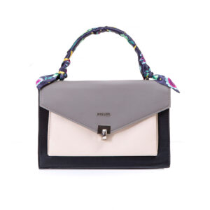 کیف برند فسیل رنگ طوسی از جلو ( fossil tb-6117 )
