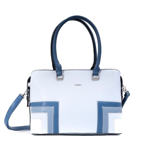 کیف برند فسیل رنگ آبی از جلو ( fossil tb-6119)