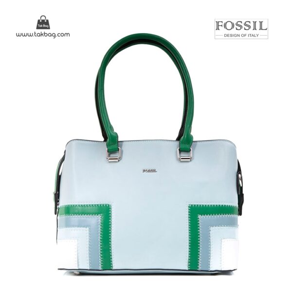 کیف برند فسیل رنگ سبز از جلو ( fossil tb-6119)