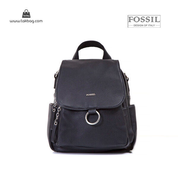کیف برند فسیل رنگ مشکی از جلو ( fossil tb-6121 )