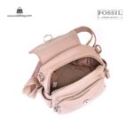 کیف برند فسیل رنگ کمل از بالا ( fossil tb-6121 )