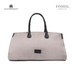 کیف برند فسیل رنگ طوسی از جلو ( fossil tb-6122 )