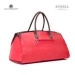 کیف برند فسیل رنگ قرمز از پشت ( fossil tb-6122 )