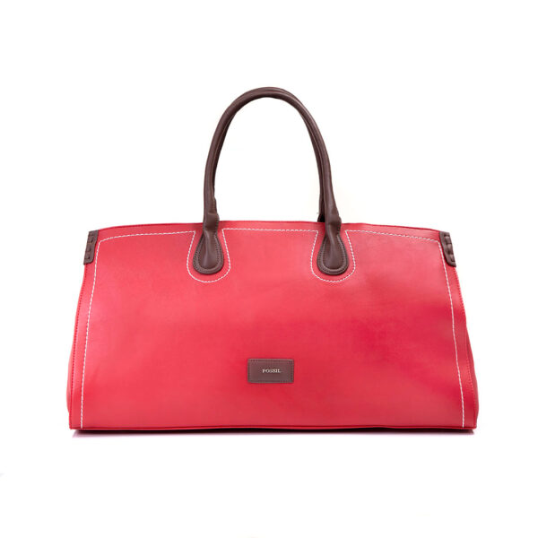 کیف برند فسیل رنگ قرمز از جلو ( fossil tb-6122 )