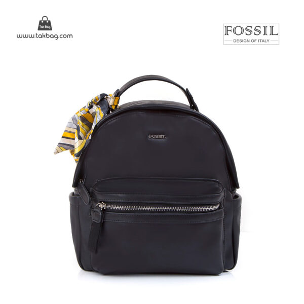 کیف برند فسیل رنگ مشکی از جلو ( fossil tb-6123)