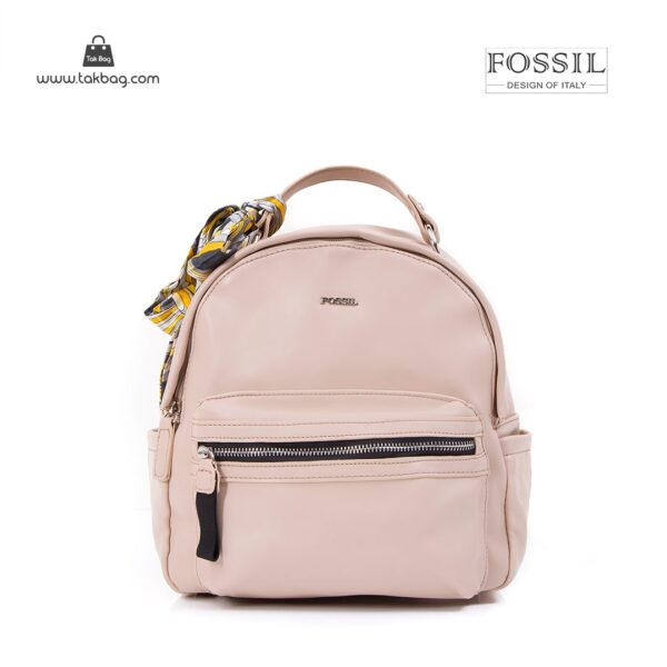 کیف برند فسیل رنگ کمل از جلو ( fossil tb-6123)