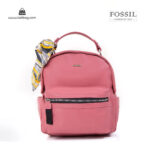 کیف برند فسیل رنگ صورتی از جلو ( fossil tb-6123)