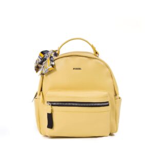 کیف برند فسیل رنگ زرد از جلو ( fossil tb-6123)