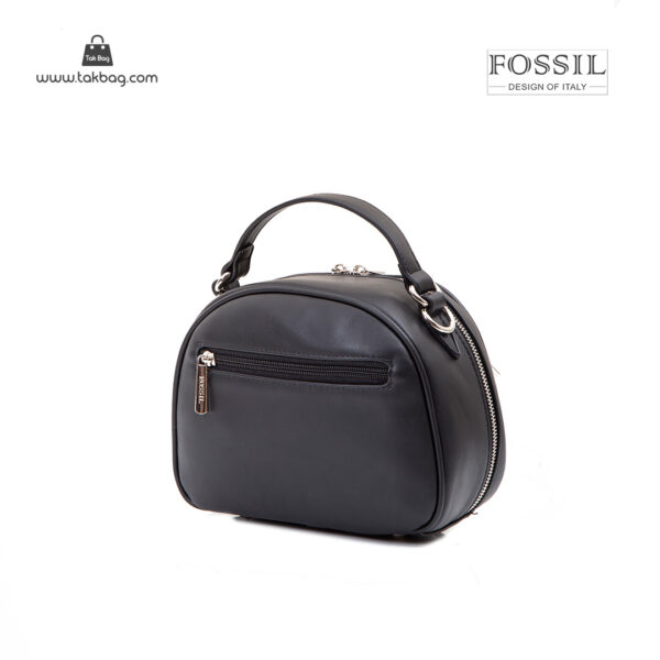کیف رودوشی زنانه کد TB-6126 برند فسیل رنگ مشکی از پشت ( fossil tb-6126 )