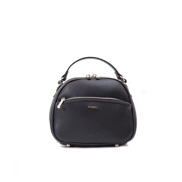 کیف رودوشی زنانه کد TB-6126 برند فسیل رنگ مشکی از جلو ( fossil tb-6126 )