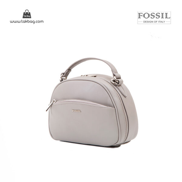 کیف رودوشی زنانه کد TB-6126 برند فسیل رنگ طوسی از جلو ( fossil tb-6126 )