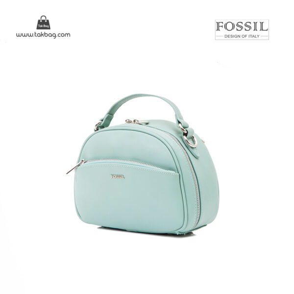 کیف رودوشی زنانه کد TB-6126 برند فسیل رنگ سبز از جلو ( fossil tb-6126 )