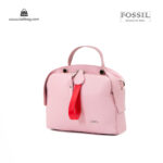 کیف رودوشی زنانه کد TB-6127 برند فسیل رنگ صورتی از جلو ( fossil tb-6127 )