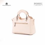 کیف دستی زنانه کد TB-6129 برند فسیل رنگ کمل از پشت ( fossil tb-6129 )
