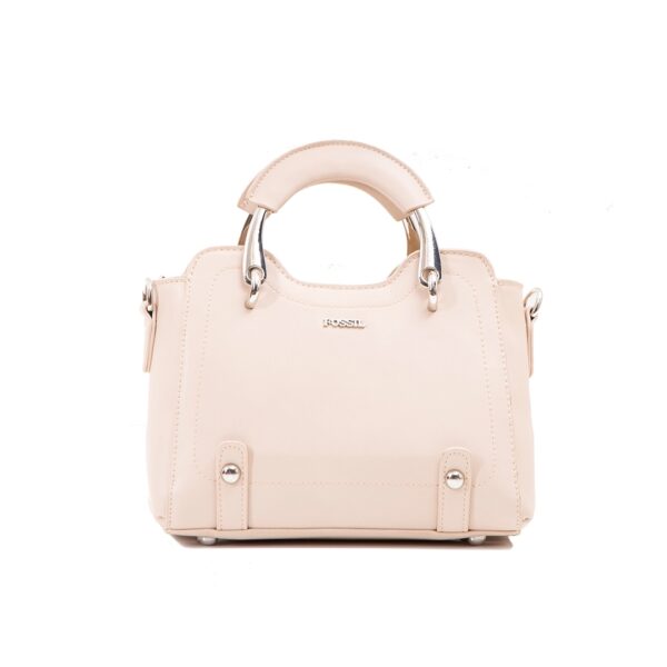 کیف دستی زنانه کد TB-6129 برند فسیل رنگ کمل از جلو ( fossil tb-6129 )