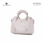 کیف دستی زنانه کد TB-6129 برند فسیل رنگ طوسی از جلو ( fossil tb-6129 )