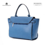 کیف دستی زنانه کد TB-6131 برند فسیل رنگ آبی از پشت ( fossil tb-6131 )