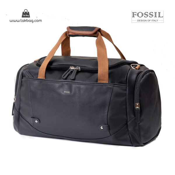 ساک دستی زنانه کد TB-6132 برند فسیل رنگ مشکی از جلو ( fossil tb-6132 )