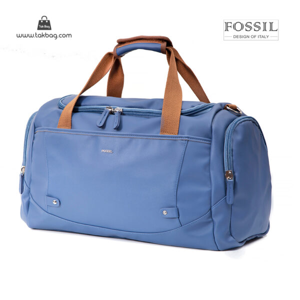 ساک دستی زنانه کد TB-6132 برند فسیل رنگ آبی از جلو ( fossil tb-6132 )