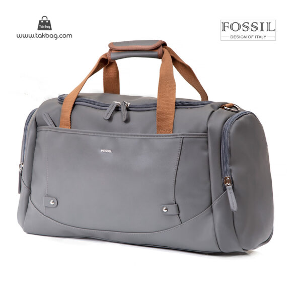 ساک دستی زنانه کد TB-6132 برند فسیل رنگ طوسی از جلو ( fossil tb-6132 )