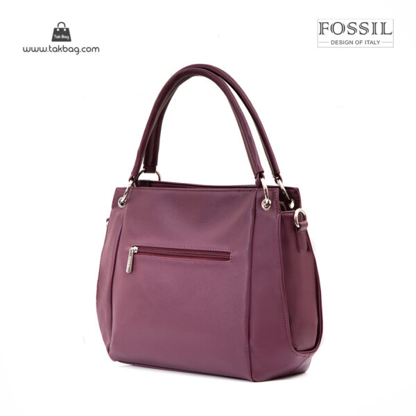 کیف دستی زنانه کد TB-6133 برند فسیل رنگ قرمز از پشت ( fossil tb-6133 )