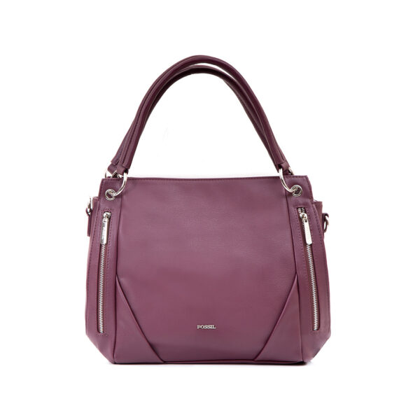 کیف دستی زنانه کد TB-6133 برند فسیل رنگ قرمز از جلو ( fossil tb-6133 )