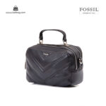 کیف رودوشی زنانه کد TB-6134 برند فسیل رنگ مشکی از جلو ( fossil tb-6134 )