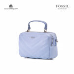 کیف رودوشی زنانه کد TB-6134 برند فسیل رنگ آبی از جلو ( fossil tb-6134 )