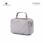 کیف رودوشی زنانه کد TB-6134 برند فسیل رنگ طوسی از جلو ( fossil tb-6134 )